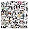 50PCS Cute Panda Skateboard Stickers Car Truck Luggage Decal Window Laptop Decor